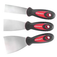 Set mit 3 flexiblen Edelstahlspachteln