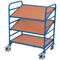 Plattenwagen für Eurobehälter - 825 x 610 mm - Tragkraft ­ 200 kg