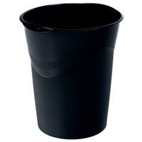 Schwarzer Papierkorb, 14 L - Manutan Expert