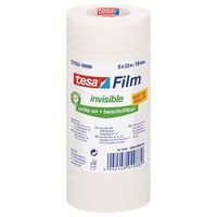 Klebeband TESA „Invisible“ 33 m x 19 mm - 6er Packung