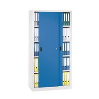 Armoire haute à portes coulissantes - Largeur 100 cm - Profondeur 50 cm