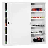 Armoire haute à portes coulissantes - Largeur 200 cm - Profondeur 50 cm