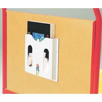 Dokumentenhalter für Wagen mit Schiebebügel aus Holz