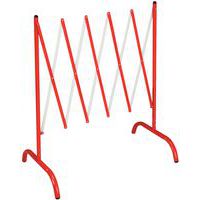 barrière droite 2.3 m rouge/blanc