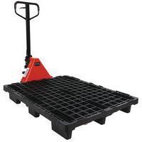 Handhubwagen 2000 kg + 15 Paletten 1200x1000 mm - Manutan Expert
