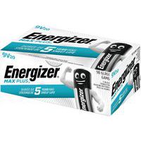 Alkali-Batterie Max Plus - 9 V - 20 Stück - Energizer