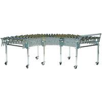 Convoyeur extensible à galet plastique - Capacité 40 kg