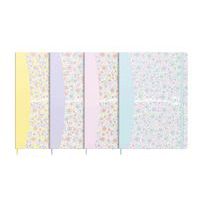 Notizbuch A5 Floral, mit Kartoneinband - 148 x 210 mm - verschiedene Farben - Oxford