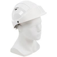 Casque Orizon ventilé blanc avec visière - Taliaplast