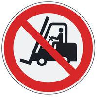 Verbotsschild - Für Flurförderzeuge verboten - Aluminium - Manutan Expert