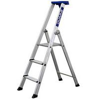 Trittleiter PRO54 aus Aluminium, 3 bis 8 Stufen - Duarib
