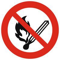 Verbotsschild - Offenes Feuer verboten - PVC - Manutan Expert