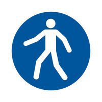 Schild „Fußgängerüberweg nutzen“, PVC - Manutan Expert