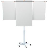 Mobiles magnetisches Flipchart aus lackiertem Stahl mit ausziehbaren Armen Piranha - Nobo