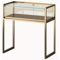 Ausstellungsvitrine auf Füßen, 95 x 45 x 95 cm - Sarazino