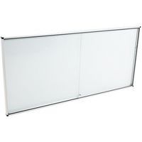 Vitrine d'intérieur 2 portes, Capacité (nb de feuilles A4): 27, Fond matériau: Acier, Hauteur: 96.7 cm