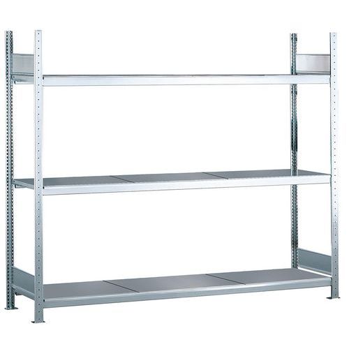 Rayonnage grande largeur Easy-Fix+ - Tablette galva - Schulte