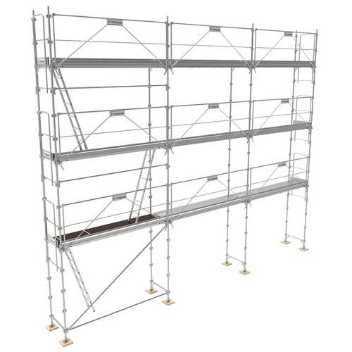 Stahlgerüst R200 Progress - Einteiliges Geländer - Tubesca Comabi