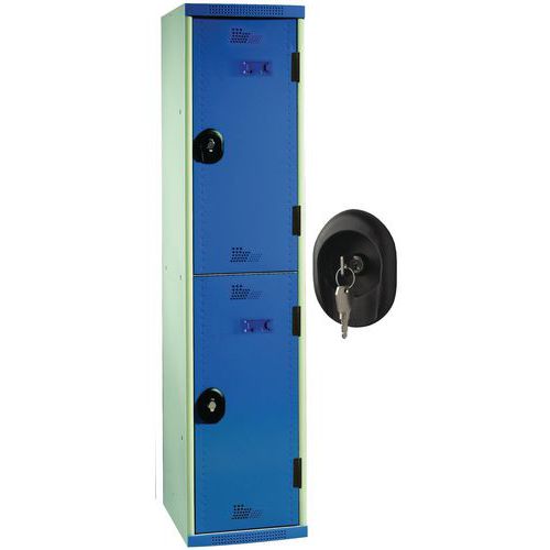 Vestiaire 2 cases Seamline Optimum® - Colonne largeur 300 mm - Acial Vestiaire 2 cases Seamline Optimum® - Colonne largeur 300 mm - Acial