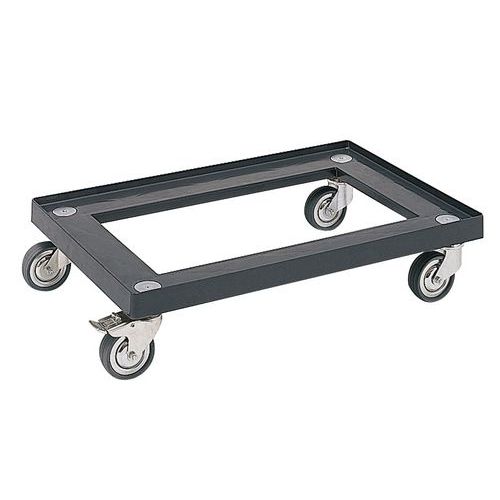 Socle roulant pour bac norme Europe Socle roulant pour bac norme Europe