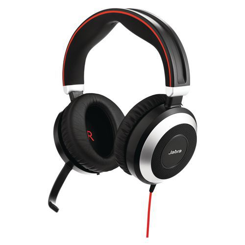 Micro-casque Jabra Evolve - 80 UC Duo Micro-casque Jabra Evolve - 80 UC Duo