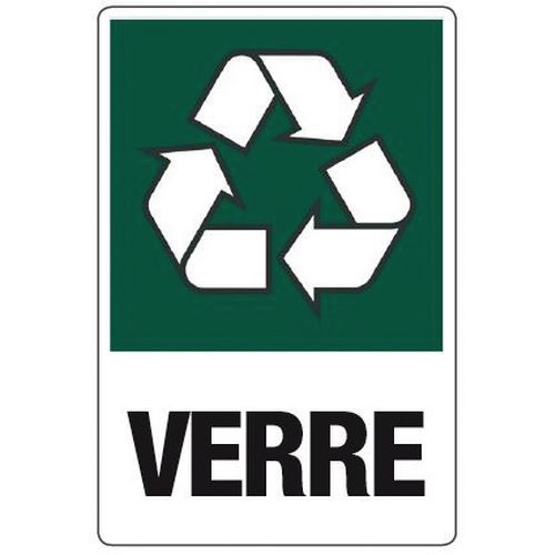 Étiquettes adhésives pour tri sélectif Verre
