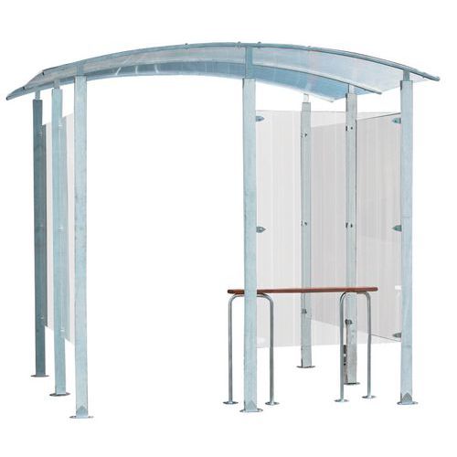Fahrradunterstand 4 m² - Verzinkter Stahl Fahrradunterstand 4 m² - Verzinkter Stahl