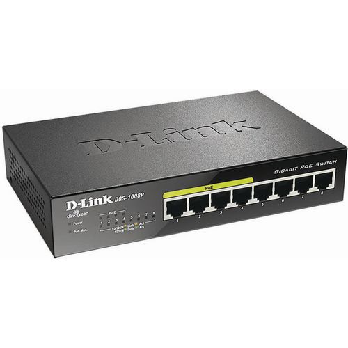 D-Link switch 8 ports DGS-1008P D-Link switch 8 ports DGS-1008P