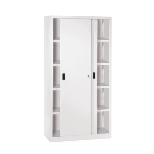Armoire haute à portes coulissantes Largeur 100 cm Profondeur 50 cm
