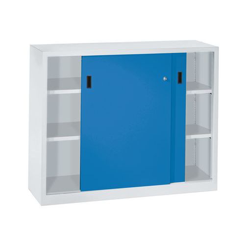 Armoire basse à portes coulissantes Largeur 100 cm Profondeur 50 cm