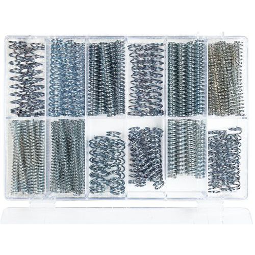 Coffret de ressorts de compression - Longueur 75 à 100 mm - 121 pièces Coffret de ressorts de compression - Longueur 75 à 100 mm - 121 pièces