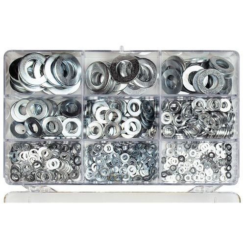 Coffret de rondelles plates - 825 pièces Coffret de rondelles plates - 825 pièces