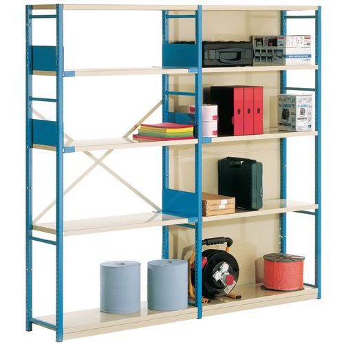 exemple de configuration : 1 élément départ + 1 élément suivant avec paroi arrière