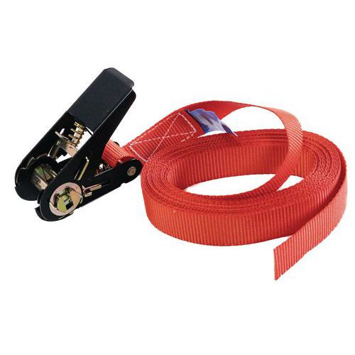 Spanngurt mit Ratsche - Zurrkraft 350 kg - Manutan Expert Spanngurt mit Ratsche - Zurrkraft 350 kg - Manutan Expert
