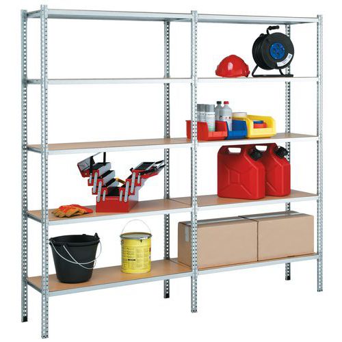 1 élément départ + 1 élément suivant avec tablette bois (attention, tablette optionnelle, non livrée en standard)