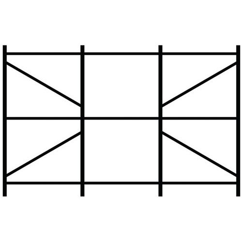 3 Elemente (1 Grundelement + 2 Anbauelemente)