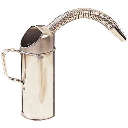 Messgefäß aus Weißblech - Flexibler Ausgießer aus Metall Messgefäß aus Weißblech - Flexibler Ausgießer aus Metall