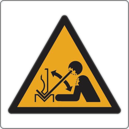 Warnschild - Schnell bewegliches Werkzeug - Aluminium