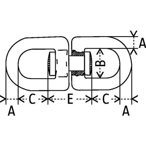 A = DickeB = NutzbreiteC = Lichte HöheE = Gewindegröße