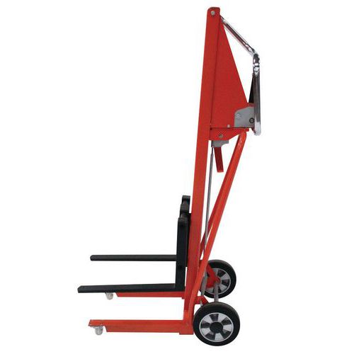 Mini gerbeur manuel - Fourche longueur 50 mm - Capacité 120kg Mini gerbeur manuel - Fourche longueur 50 mm - Capacité 120kg