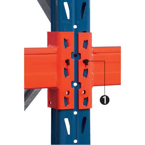 1 - fixation de la lisse par linguet de sécurité