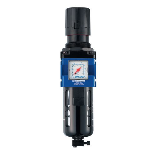 Filterdruckminderer mit Manometer und Befestigung
