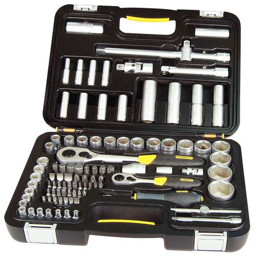 Coffret de 97 pièces 1/4'' et 1/2'' 6 pans Coffret de 97 pièces 1/4'' et 1/2'' 6 pans