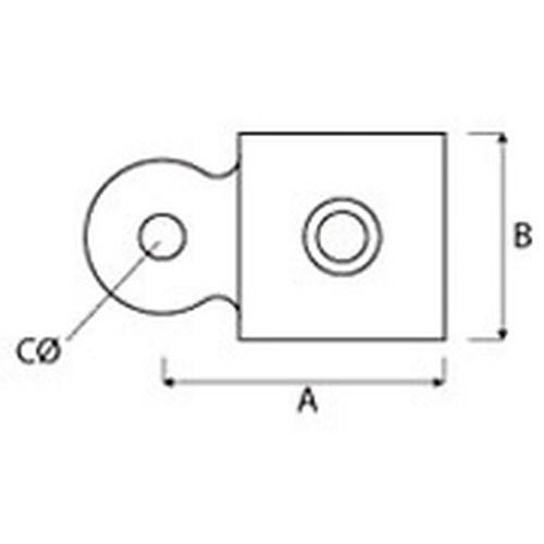 Rohrgröße A B CØ 27 mm 56 39 10Ø 42 mm 75 45 10Ø 48 mm 75 45 10 Rohrgröße A B CØ 27 mm 56 39 10Ø 42 mm 75 45 10Ø 48 mm 75 45 10