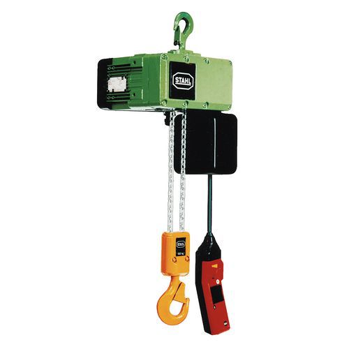 Elektrischer Flaschenzug Stahl mit Hakenbefestigung - Zugkraft 125 bis