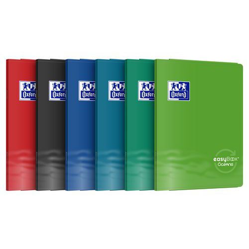 Heft Easybook Oceanis, geheftet, 96 S., liniert/kariert ‑ Oxford