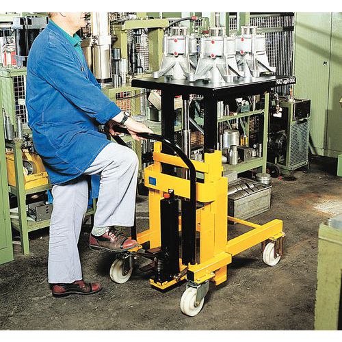 Mobiler, hydraulischer Hubtisch - Traglast 1.000 kg Manutan Schweiz