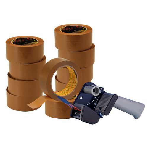 Offre spéciale 3M : 10 rouleaux adhésifs Hot Melt 3739 + 1 dévidoir silencieux H150 Offre spéciale 3M : 10 rouleaux adhésifs Hot Melt 3739 + 1 dévidoir silencieux H150
