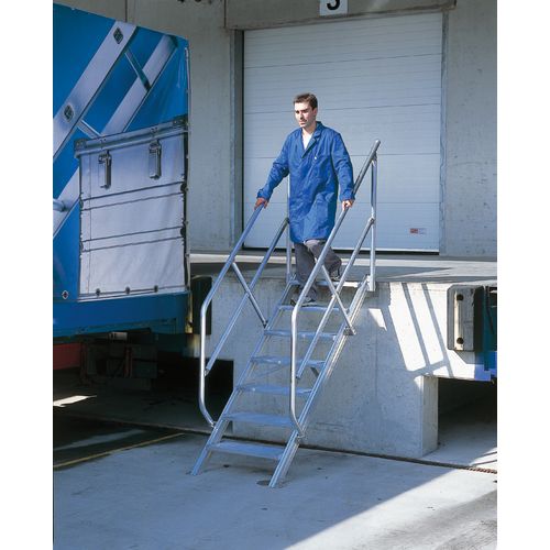 Zweiter Handlauf Für Trittleiter Mit 45 Neigung Breite 600 Mm