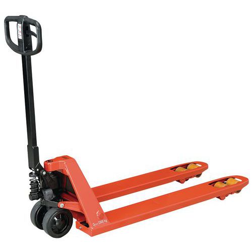 Transpalette manuel Silence Quicklift - Fourche longueur 1150 mm - Force 2300 kg Transpalette manuel Silence Quicklift - Fourche longueur 1150 mm - Force 2300 kg